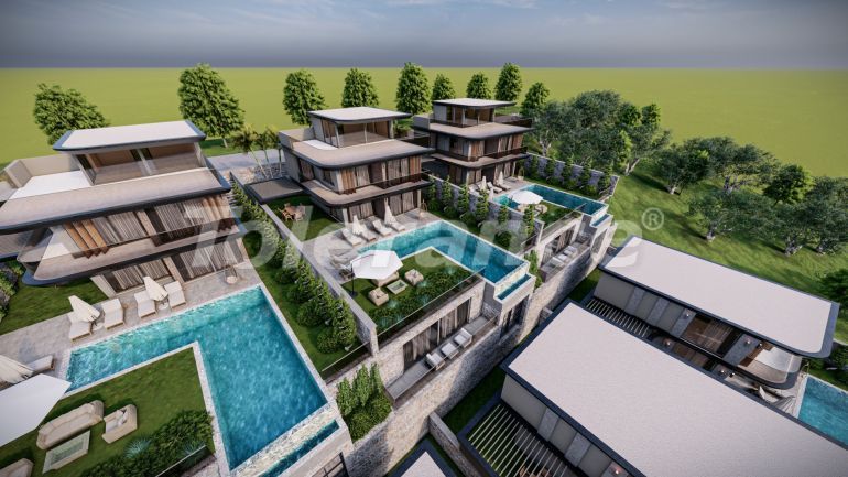 Вилла или дом от застройщика в Калкане вид на море с бассейном в рассрочку: купить недвижимость в Турции - 80808