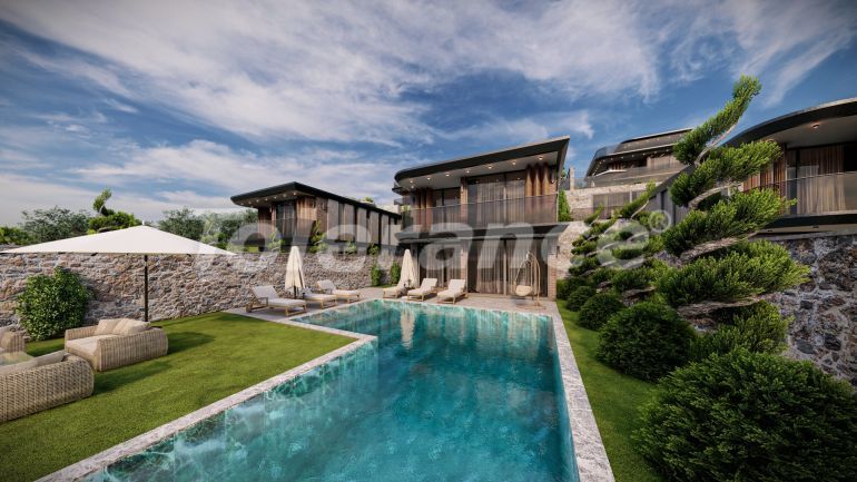 Вилла или дом от застройщика в Калкане вид на море с бассейном в рассрочку: купить недвижимость в Турции - 80810