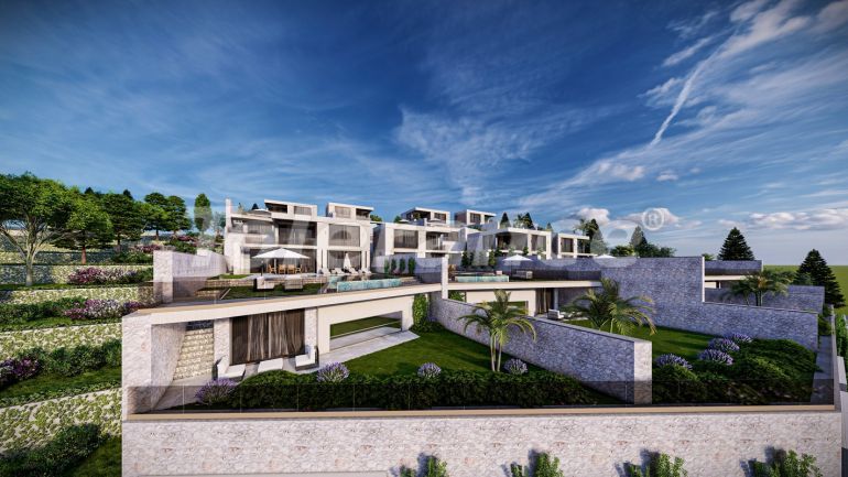 Вилла или дом от застройщика в Калкане вид на море с бассейном в рассрочку: купить недвижимость в Турции - 96518