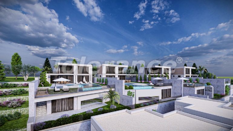 Вилла или дом от застройщика в Калкане вид на море с бассейном в рассрочку: купить недвижимость в Турции - 96520