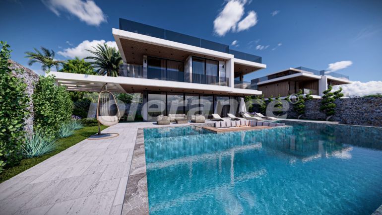 Вилла или дом от застройщика в Калкане вид на море с бассейном в рассрочку: купить недвижимость в Турции - 98735