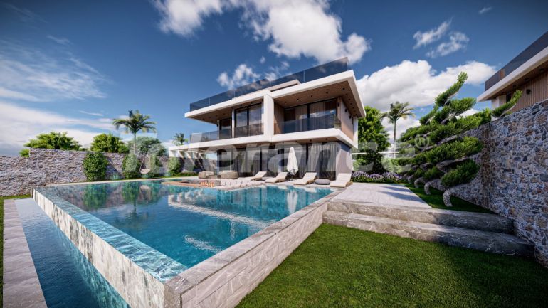 Вилла или дом от застройщика в Калкане вид на море с бассейном в рассрочку: купить недвижимость в Турции - 98736