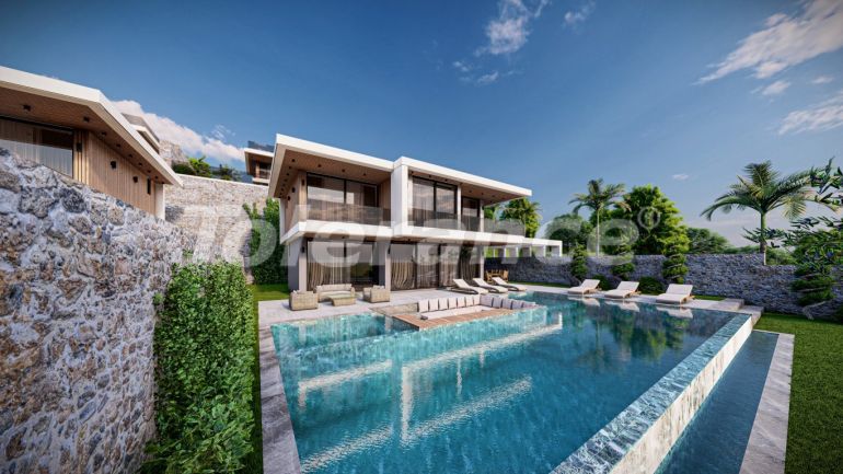 Вилла или дом от застройщика в Калкане вид на море с бассейном в рассрочку: купить недвижимость в Турции - 98740