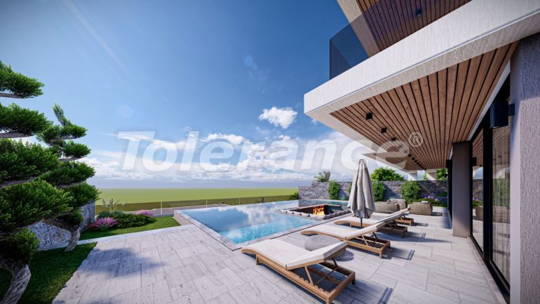 Вилла или дом от застройщика в Калкане вид на море с бассейном в рассрочку: купить недвижимость в Турции - 99046