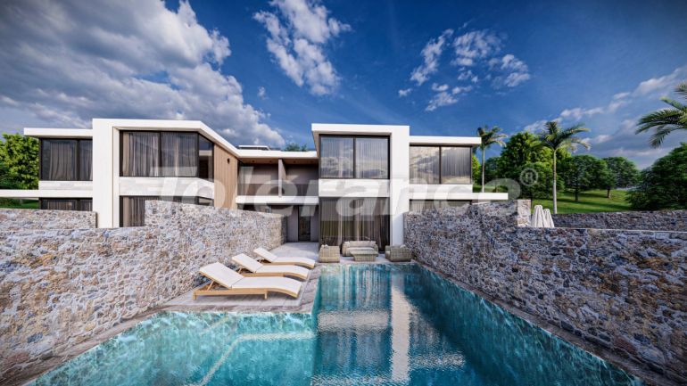 Вилла или дом от застройщика в Калкане вид на море с бассейном в рассрочку: купить недвижимость в Турции - 99055
