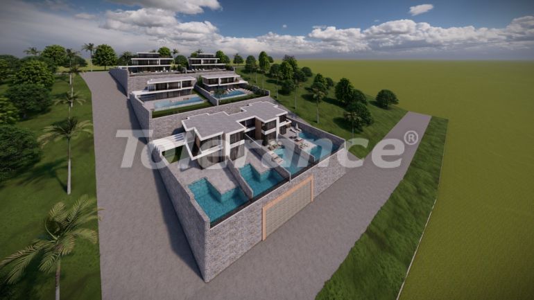 Вилла или дом от застройщика в Калкане вид на море с бассейном в рассрочку: купить недвижимость в Турции - 99057