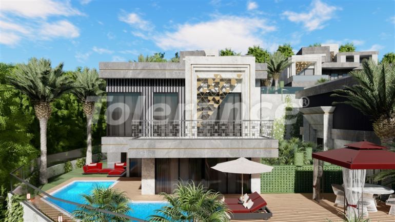 Вилла или дом от застройщика в Каргыджак, Аланья вид на море с бассейном: купить недвижимость в Турции - 50068