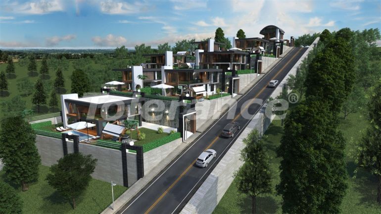 Вилла или дом от застройщика в Каргыджак, Аланья вид на море с бассейном: купить недвижимость в Турции - 50107