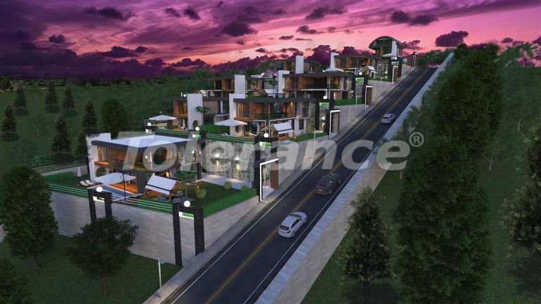 Вилла или дом от застройщика в Каргыджак, Аланья вид на море с бассейном: купить недвижимость в Турции - 50108