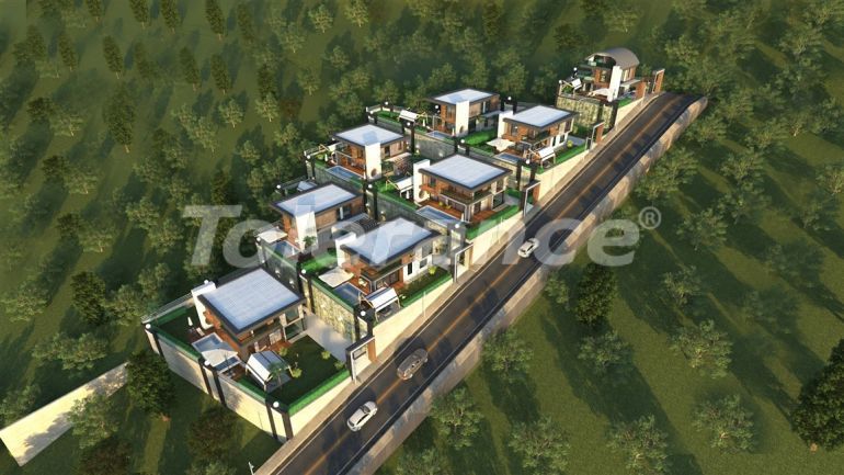 Вилла или дом от застройщика в Каргыджак, Аланья вид на море с бассейном: купить недвижимость в Турции - 50123