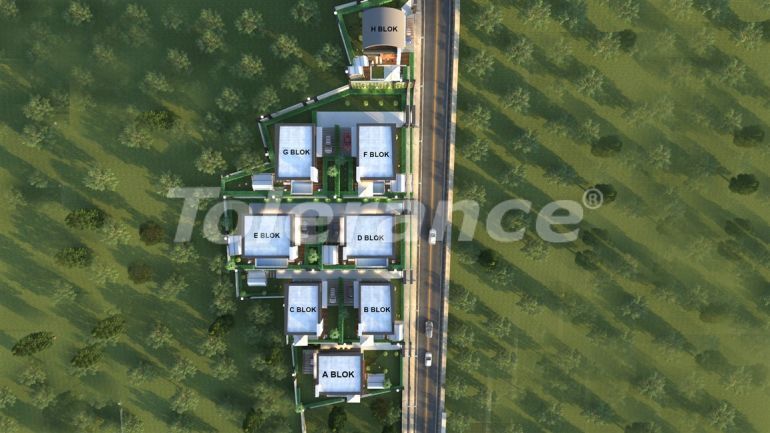 Вилла или дом от застройщика в Каргыджак, Аланья вид на море с бассейном: купить недвижимость в Турции - 50124