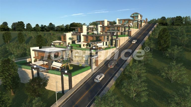 Вилла или дом от застройщика в Каргыджак, Аланья вид на море с бассейном: купить недвижимость в Турции - 50127