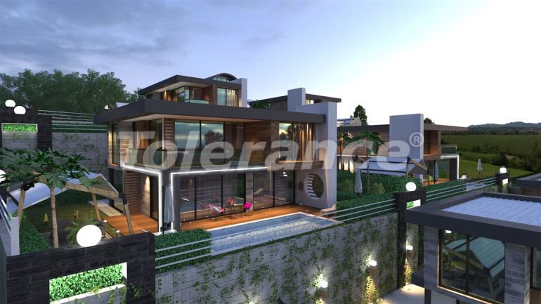 Вилла или дом от застройщика в Каргыджак, Аланья вид на море с бассейном: купить недвижимость в Турции - 50129