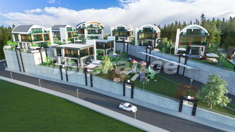 Вилла или дом в Каргыджак, Аланья вид на море с бассейном: купить недвижимость в Турции - 50234