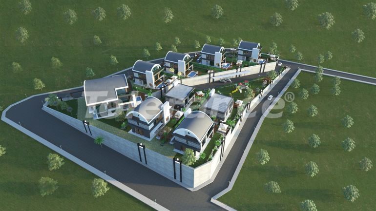 Вилла или дом в Каргыджак, Аланья вид на море с бассейном: купить недвижимость в Турции - 50238