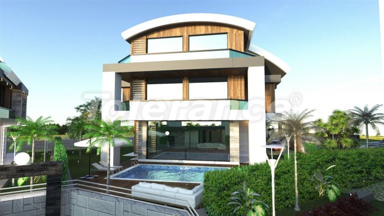 Вилла или дом в Каргыджак, Аланья вид на море с бассейном: купить недвижимость в Турции - 50239