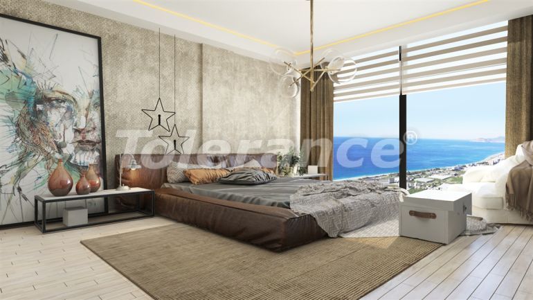 Вилла или дом в Каргыджак, Аланья вид на море с бассейном: купить недвижимость в Турции - 50255