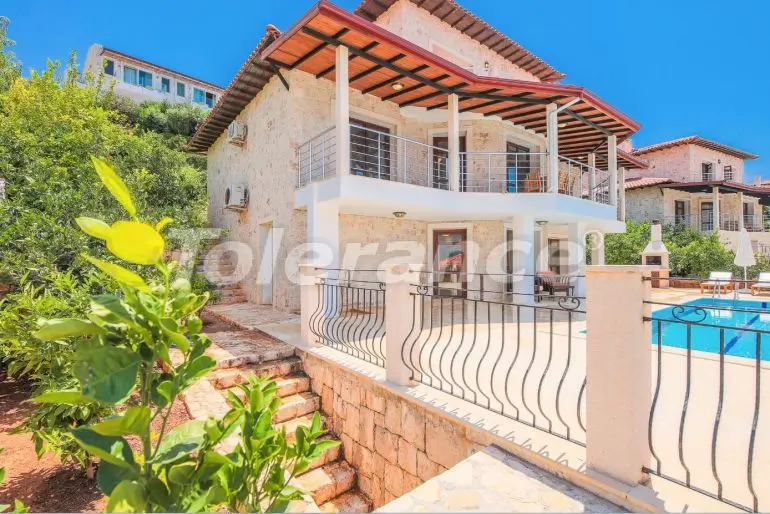 Вилла или дом в Каше вид на море с бассейном: купить недвижимость в Турции - 31406