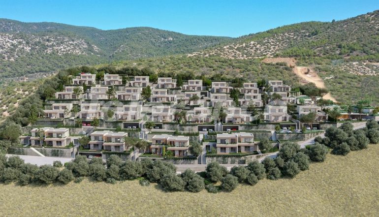 Вилла или дом от застройщика в Конаджик, Бодрум вид на море с бассейном в рассрочку: купить недвижимость в Турции - 102366