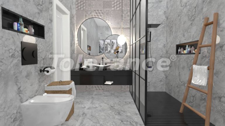 Вилла или дом от застройщика в Кушадасы вид на море с бассейном: купить недвижимость в Турции - 100011