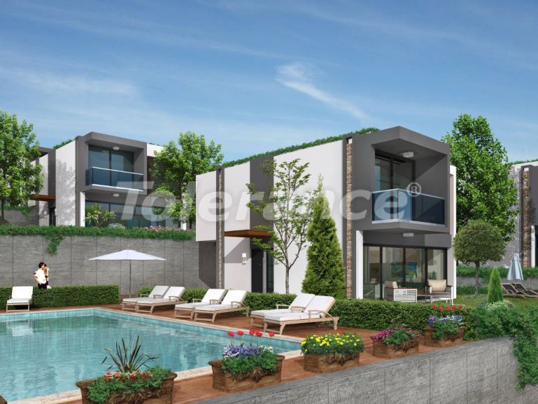 Вилла или дом от застройщика в Кушадасы вид на море с бассейном: купить недвижимость в Турции - 98551