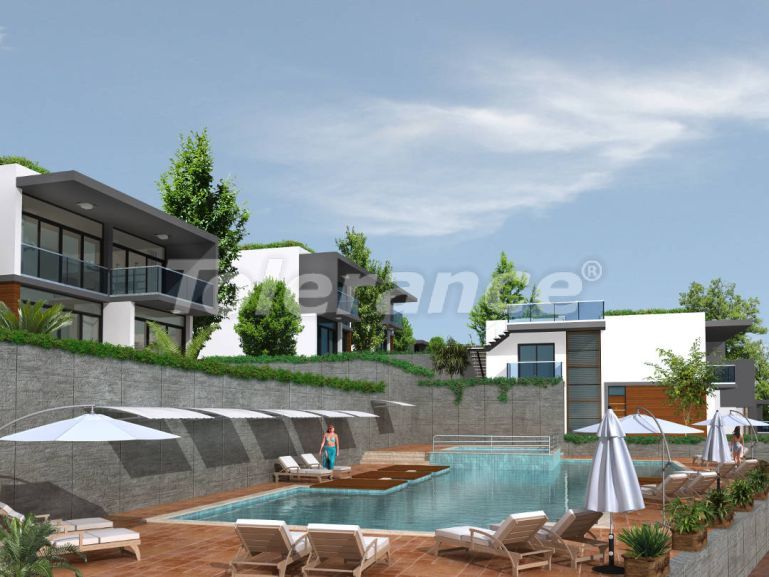 Вилла или дом от застройщика в Кушадасы вид на море с бассейном: купить недвижимость в Турции - 98554