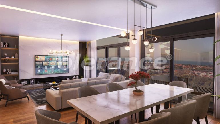 Вилла или дом от застройщика в Кушадасы вид на море с бассейном: купить недвижимость в Турции - 98557