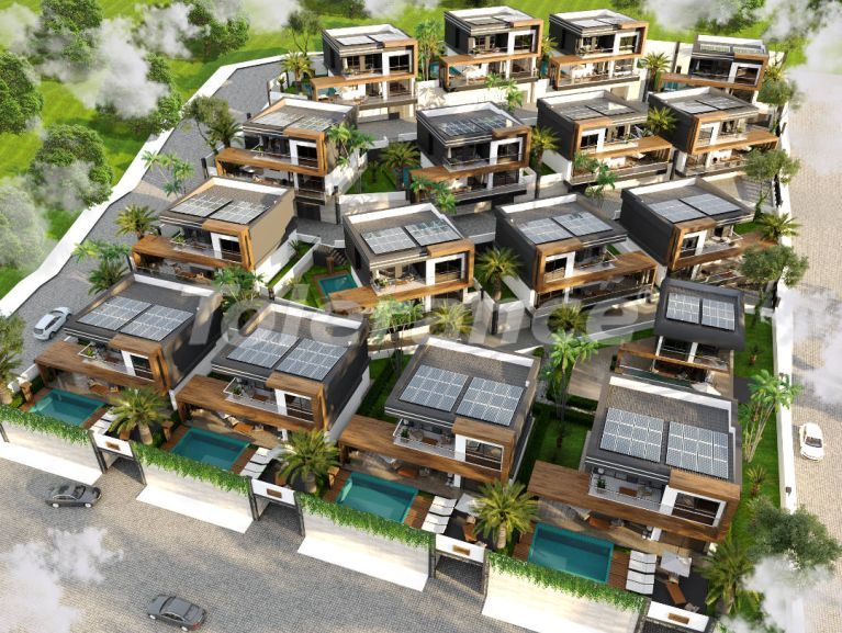 Вилла или дом от застройщика в Кушадасы вид на море с бассейном: купить недвижимость в Турции - 98669