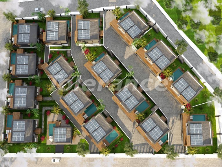 Вилла или дом от застройщика в Кушадасы вид на море с бассейном: купить недвижимость в Турции - 98670