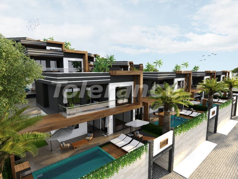 Вилла или дом от застройщика в Кушадасы вид на море с бассейном: купить недвижимость в Турции - 98672