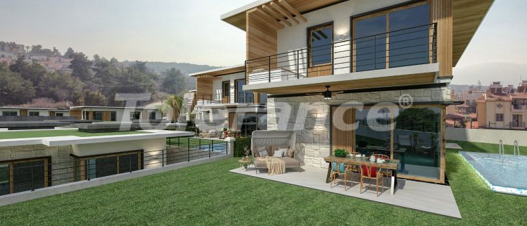 Вилла или дом от застройщика в Кушадасы вид на море с бассейном: купить недвижимость в Турции - 99953