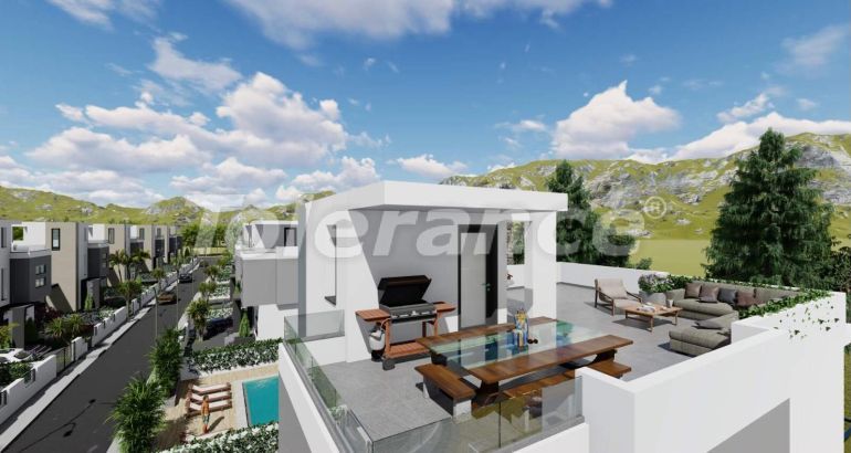 Вилла или дом от застройщика в Кирения, Северный Кипр вид на море с бассейном: купить недвижимость в Турции - 106301