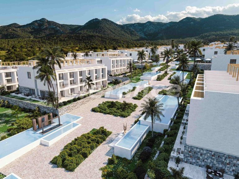 Вилла или дом от застройщика в Кирения, Северный Кипр вид на море с бассейном в рассрочку: купить недвижимость в Турции - 108416