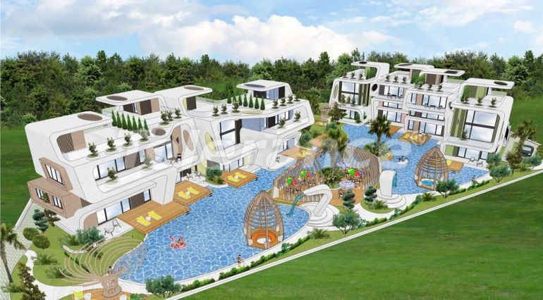 Вилла или дом от застройщика в Кирения, Северный Кипр вид на море с бассейном в рассрочку: купить недвижимость в Турции - 73336