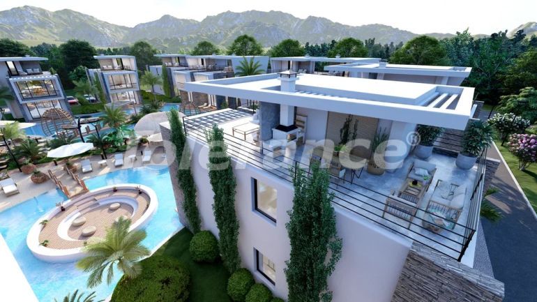 Вилла или дом от застройщика в Кирения, Северный Кипр вид на море с бассейном в рассрочку: купить недвижимость в Турции - 75511