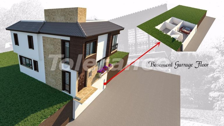 Вилла или дом от застройщика в Кирения, Северный Кипр вид на море с бассейном: купить недвижимость в Турции - 76018