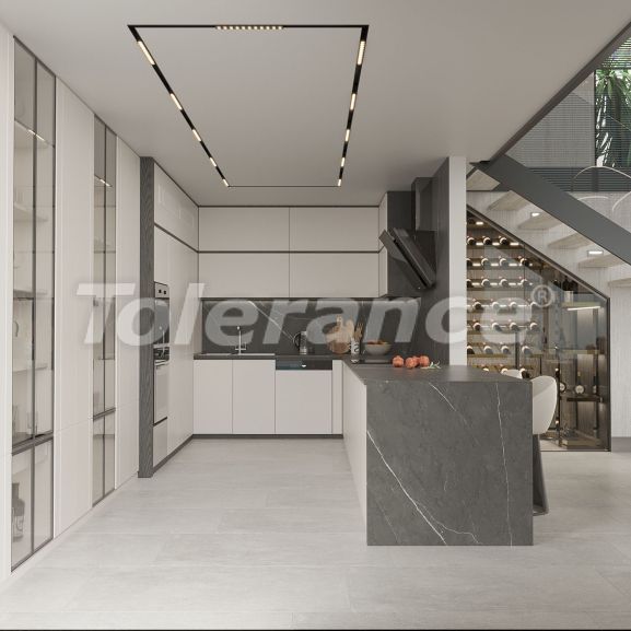 Вилла или дом от застройщика в Кирения, Северный Кипр вид на море с бассейном: купить недвижимость в Турции - 80507