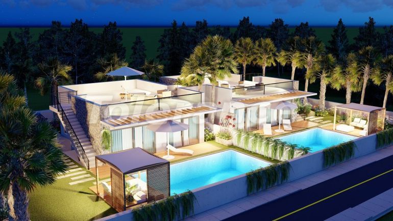 Вилла или дом от застройщика в Кирения, Северный Кипр вид на море с бассейном в рассрочку: купить недвижимость в Турции - 83176