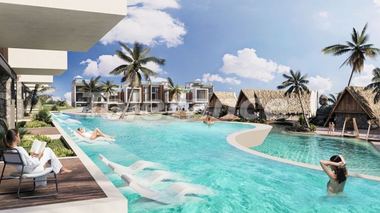 Вилла или дом от застройщика в Кирения, Северный Кипр вид на море с бассейном в рассрочку: купить недвижимость в Турции - 84354