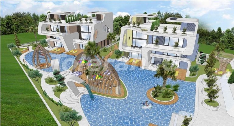 Вилла или дом от застройщика в Кирения, Северный Кипр вид на море с бассейном в рассрочку: купить недвижимость в Турции - 87796