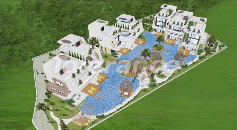 Вилла или дом от застройщика в Кирения, Северный Кипр вид на море с бассейном в рассрочку: купить недвижимость в Турции - 87797