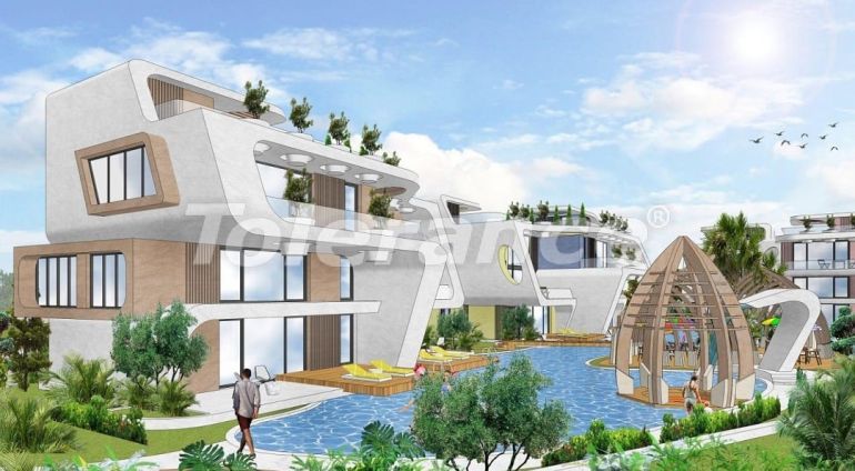 Вилла или дом от застройщика в Кирения, Северный Кипр вид на море с бассейном в рассрочку: купить недвижимость в Турции - 87798