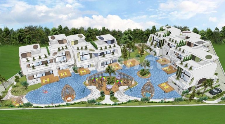 Вилла или дом от застройщика в Кирения, Северный Кипр вид на море с бассейном в рассрочку: купить недвижимость в Турции - 87805