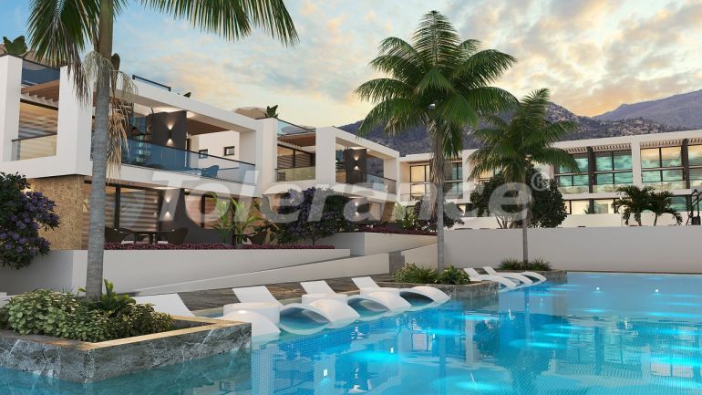 Вилла или дом в Кирения, Северный Кипр вид на море с бассейном в рассрочку - 93121 Вилла или дом в Кирения, Северный Кипр вид на море с бассейном в рассрочку: купить недвижимость в Турции - 93121