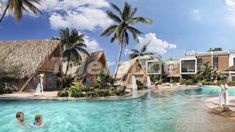 Вилла или дом от застройщика в Кирения, Северный Кипр вид на море с бассейном в рассрочку: купить недвижимость в Турции - 94016