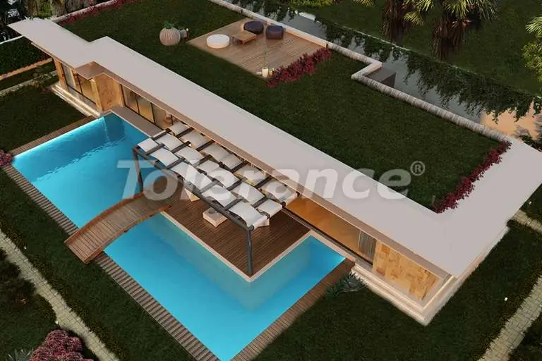 Вилла или дом в Ортакент, Бодрум вид на море с бассейном: купить недвижимость в Турции - 7930