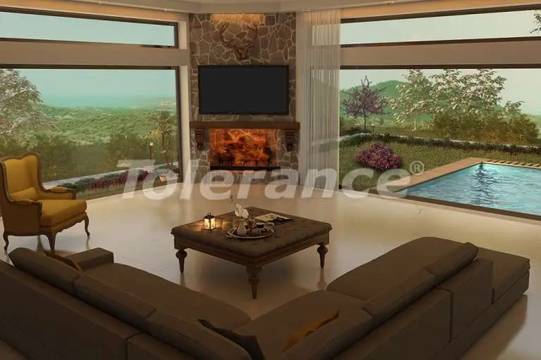 Вилла или дом в Ортакент, Бодрум вид на море с бассейном: купить недвижимость в Турции - 7933