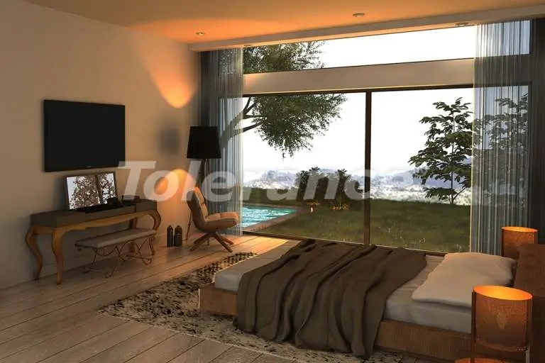 Вилла или дом в Ортакент, Бодрум вид на море с бассейном: купить недвижимость в Турции - 7937