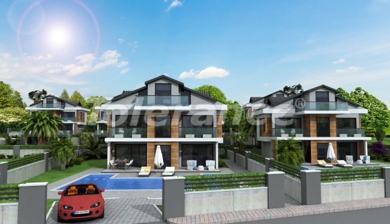 Вилла или дом от застройщика в Оваджик, Фетхие вид на море с бассейном: купить недвижимость в Турции - 67504