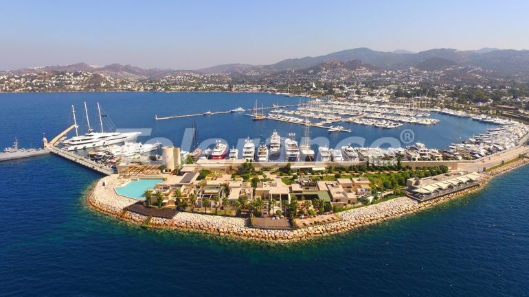 Вилла или дом в Ялыкавак, Бодрум вид на море с бассейном: купить недвижимость в Турции - 133353